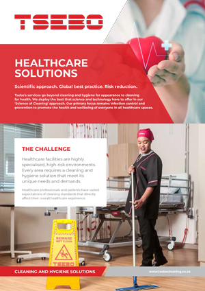 Healthcare Cleaning Business Solution A4 1